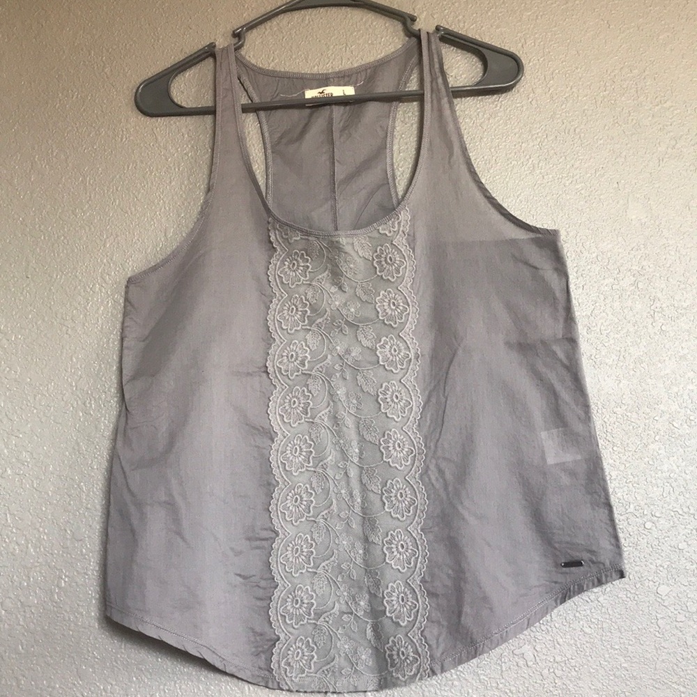 Gray Hollister Tank Top